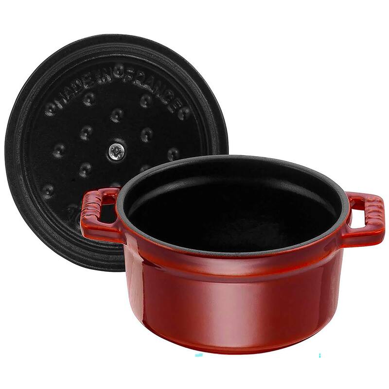 STAUB Cast Iron 0.25-qt Mini Round Cocotte