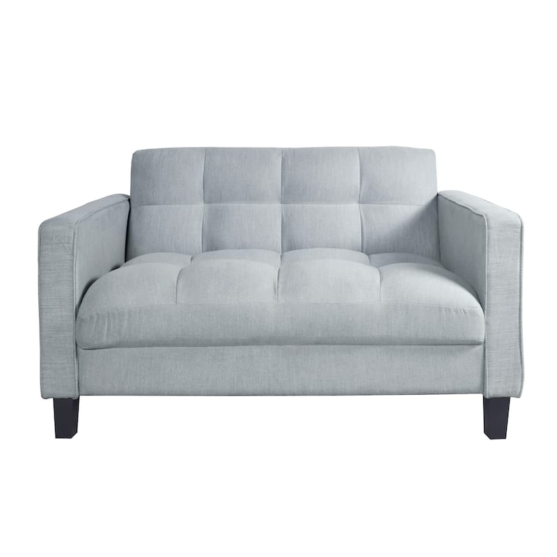 Vernal Upholstered Square Arm Loveseat / Sofa