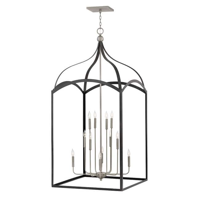 Hinkley Lighting Clarendon 12 Light 30" Wide Chandelier - Aged Zinc