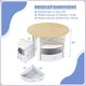 preview thumbnail 13 of 18, Costway 5 Piece Kids Play Table and Chairs Set Round Nesting Table - See Details