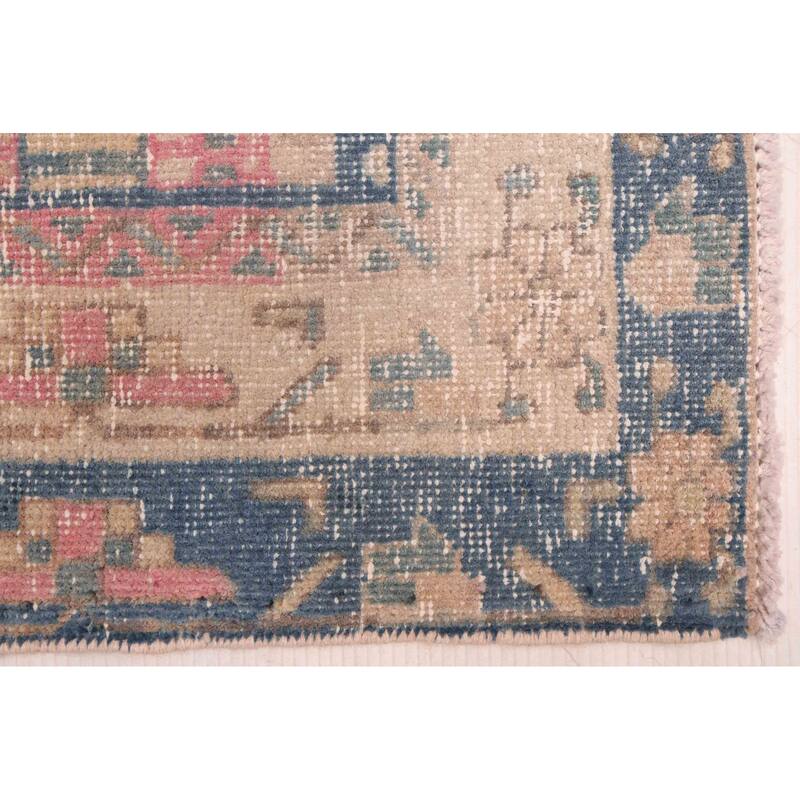 ECARPETGALLERY Hand-knotted Antalya Vintage Tan Wool Rug - 5'2 x 7'1