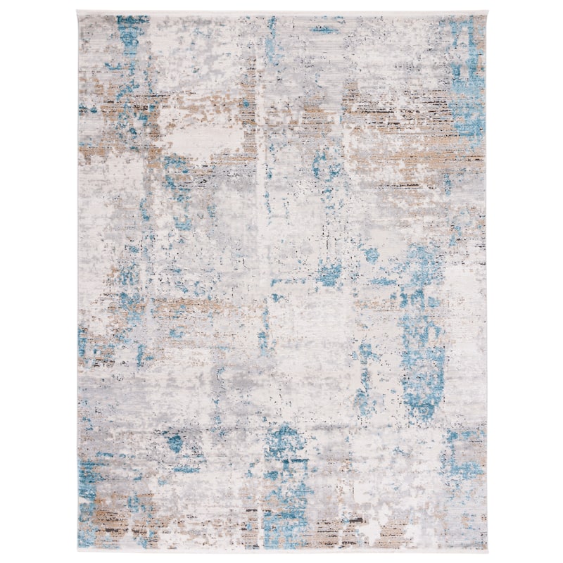 SAFAVIEH Shivan Nicolita Contemporary Abstract Rug - 9' x 12' - Ivory/Grey