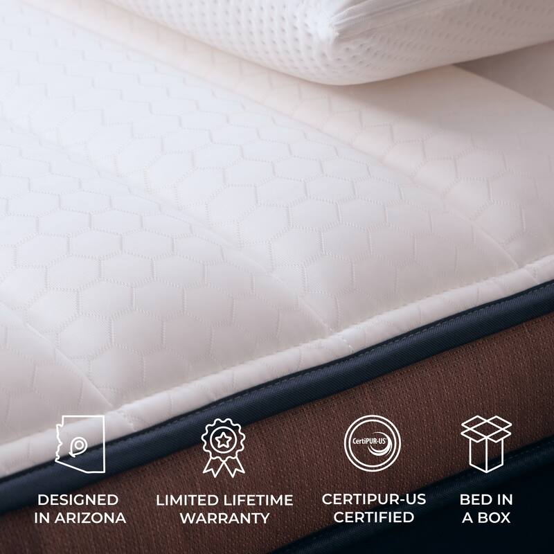 Brooklyn Bedding CopperFlex Pro 14" Foam Mattress with Zoned Foam