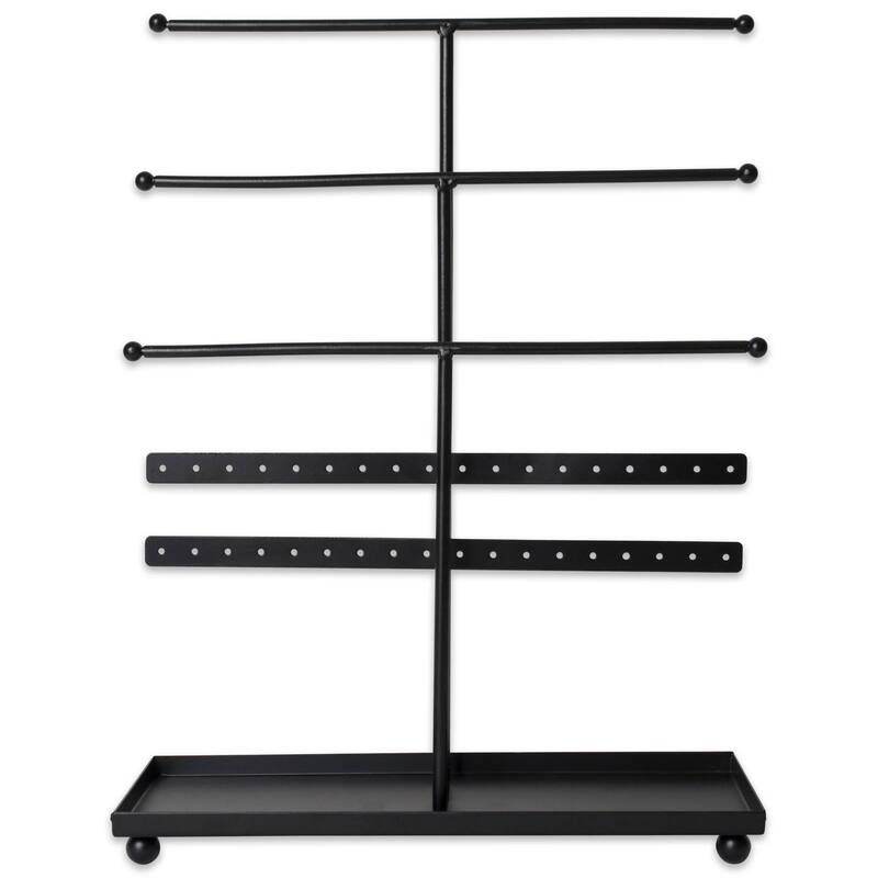 DII 3 Tier Jewelry Organizer Black