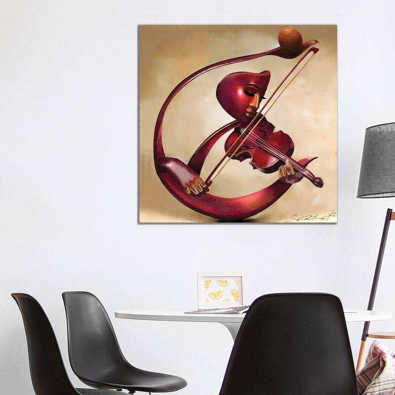 iCanvas "Ethereal Strings" by Salaam Muhammad Canvas Print - 37x37x1.5