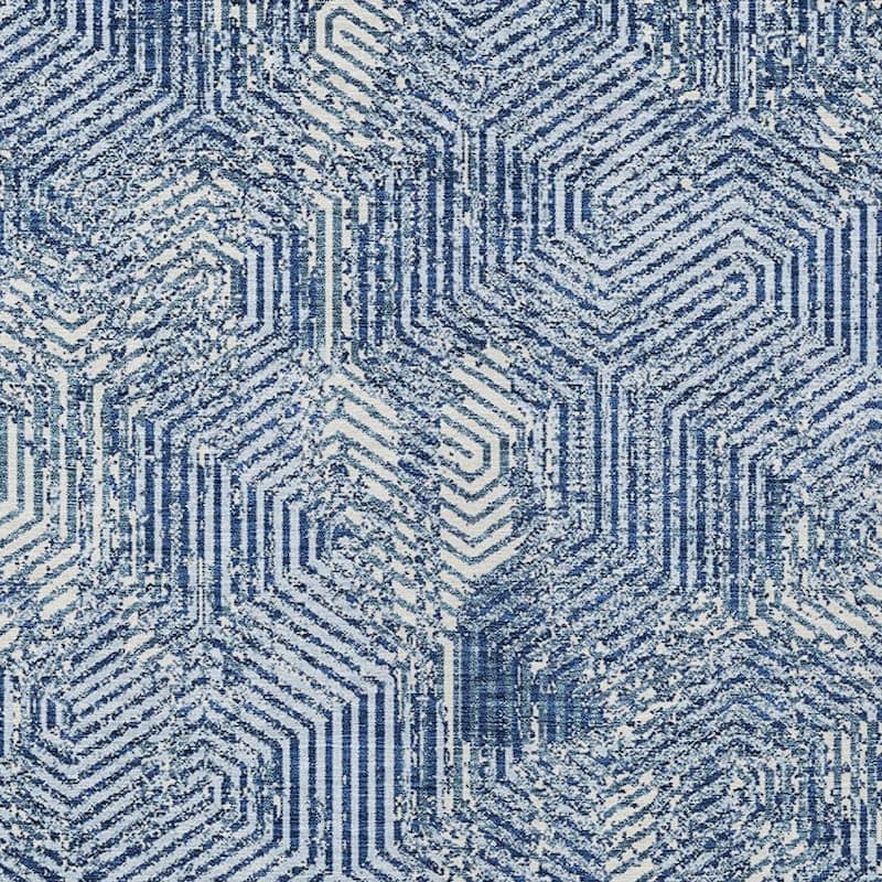 HomeRoots Geometric Transitional Rectangle Outdoor Rug