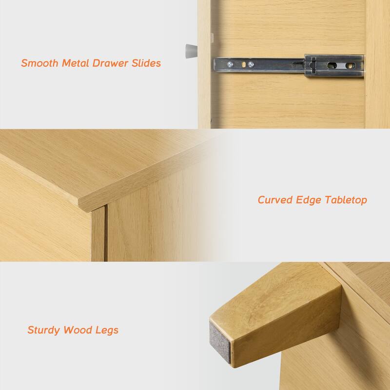 WAMPAT 3-in-1 Dresser Chests with 8 Drawers and 2 Doors for Bedroom