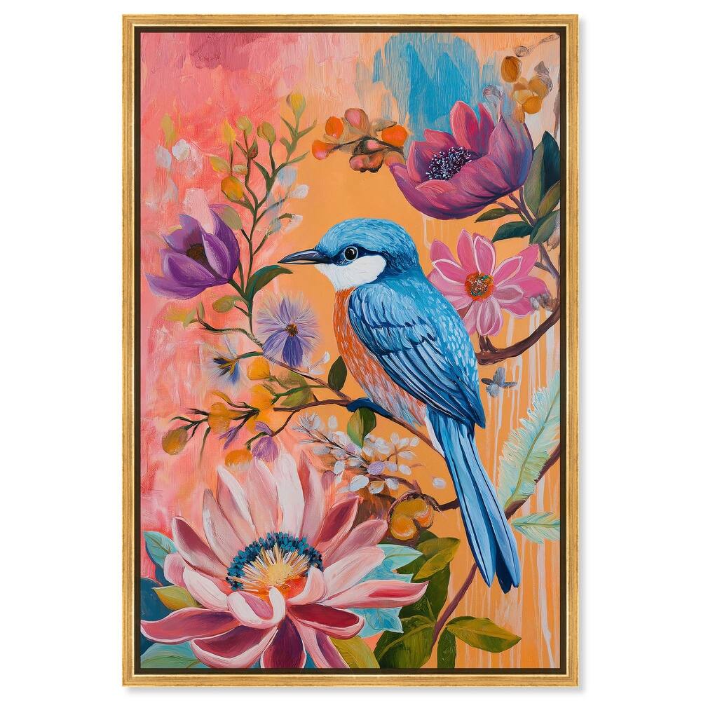 Spring Bird Canvas by Art Remedy