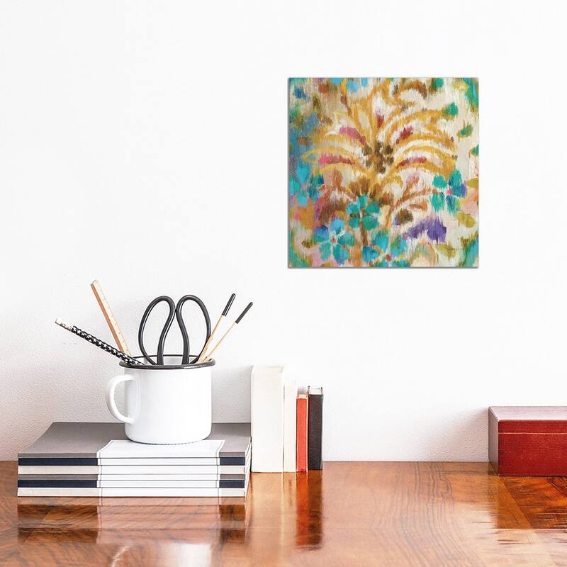 iCanvas "Boho Paisley VI" by Danhui Nai Canvas Print - 12x12x0.75