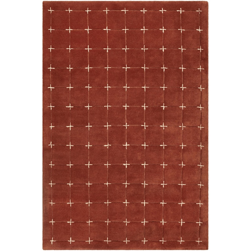 Livabliss Brook Glam Plaid Area Rug