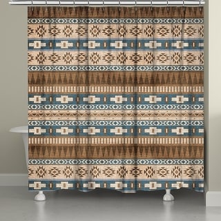 Canyon Earth Weave Shower Curtain NCU0NXD1391