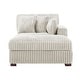 preview thumbnail 175 of 174, 41" W Plush Corduroy Chaise Lounge with Pillows