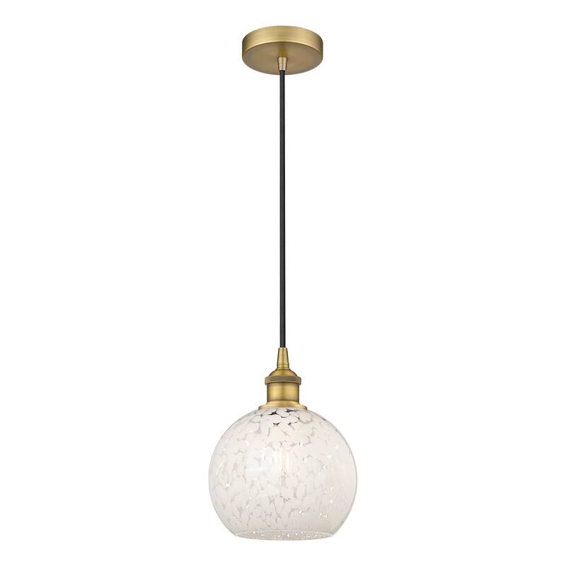 Innovations Lighting 616-1P 10 8 White Mouchette Pendant White