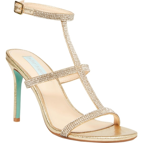 betsey johnson gold sandals