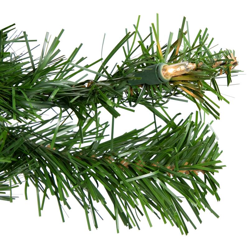 18" Medium Blackwater Fir Artificial Christmas Tree Clear Lights - 1.5 Foot