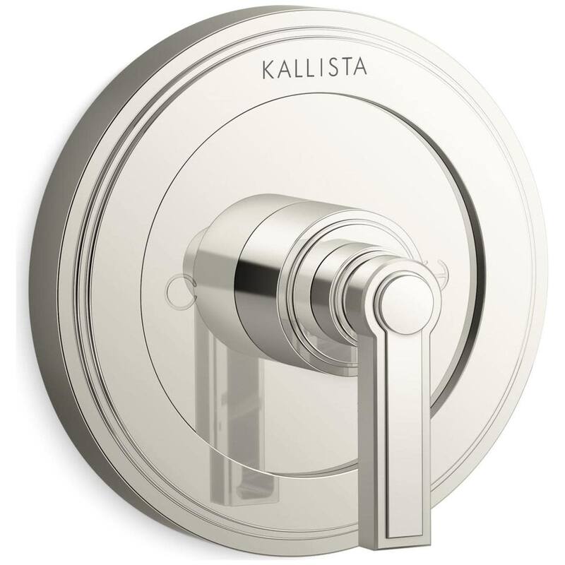 Kallista P80255-LV Vir Stil Minimal Thermostatic Valve Trim Only with - Polished Nickel