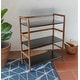 preview thumbnail 5 of 10, 3-tier Solid Bamboo Frame Stackable Bookshelf