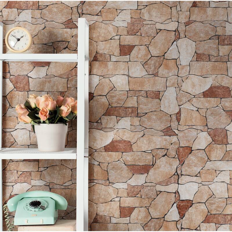 Merola Tile Andorra Ocre 10-3/8" x 18-3/4" Ceramic Wall Tile