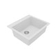 preview thumbnail 42 of 59, Karran Top Mount 25 in. Single Bowl Quartz Kitchen Sink Kit
