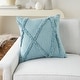 preview thumbnail 64 of 94, Mina Victory Distressed Diamond Boho Throw Pillow