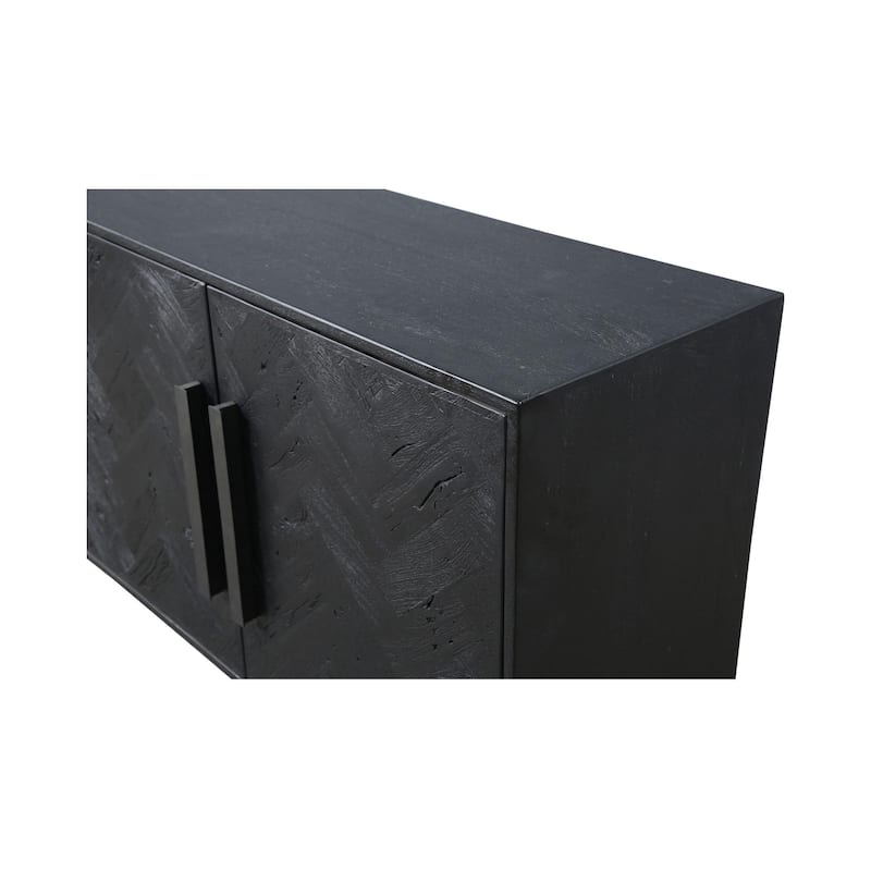 NADAAL STUDIOS Zanna, Four Doors Sideboard with Mango Wood - 77"W x16"D x33.5"H