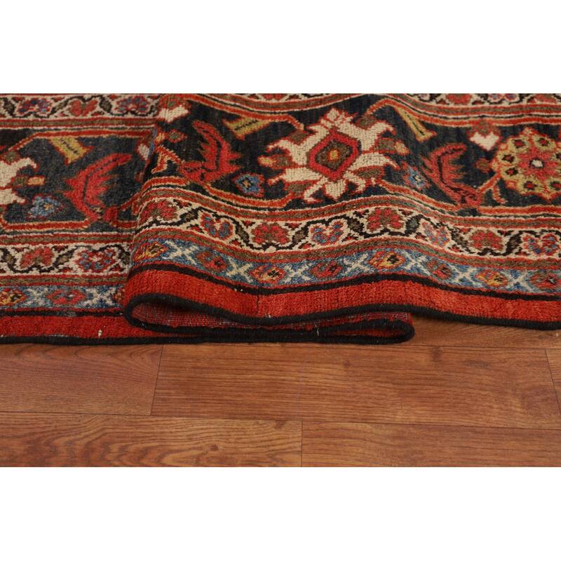 Pre-1900 Antique Sultanabad Large Rug Hand-Knotted Wool Carpet - 10'5"x 13'11"