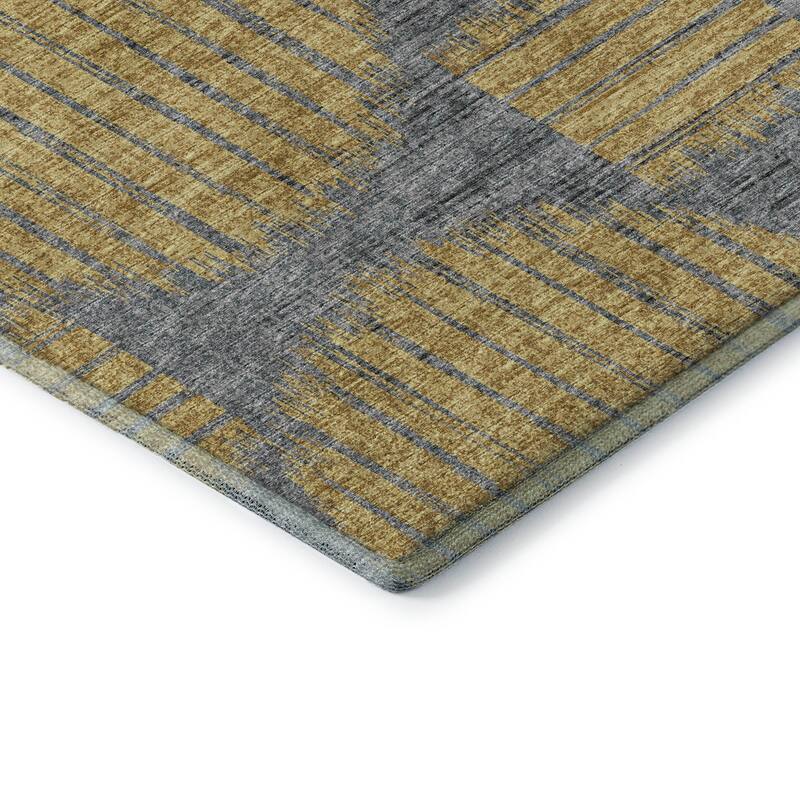 Premium Washable Super Soft Contemporary Geo Mayfield Rug