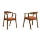preview thumbnail 86 of 90, Set of 2/4/6 - Santana Mid-Century Modern Upholstered Wood Dining Chairs