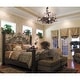 preview thumbnail 2 of 3, Elk Home Cristallo Fiore Deep Rust 29 Inch Wide Chandelier - 29 in. W