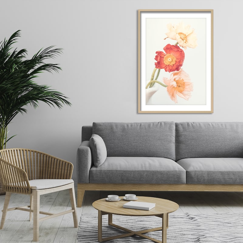 "Poppies" Framed Print Wall Art by Kathrin Pienaar