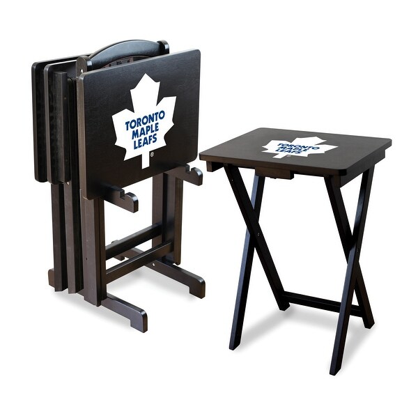 TV Trays W Stand NHL Toronto Maple Leafs