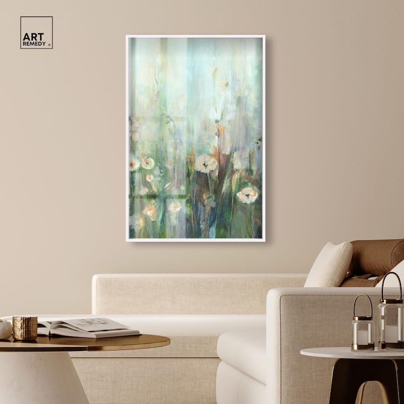 Harmony Green II Shadowbox by Art Remedy