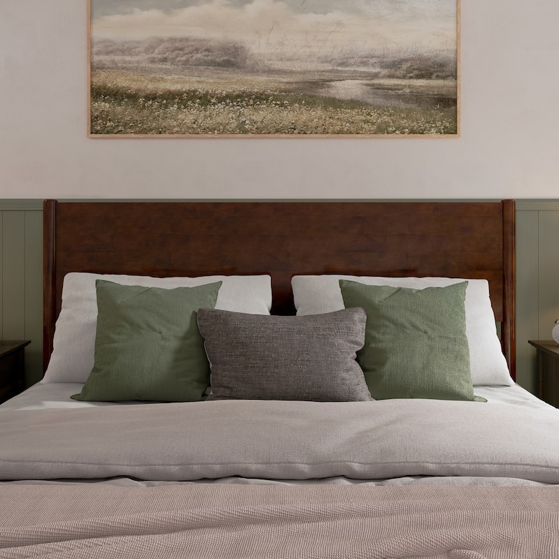 Pasadena Solid Wood Low Profile Platform Bed