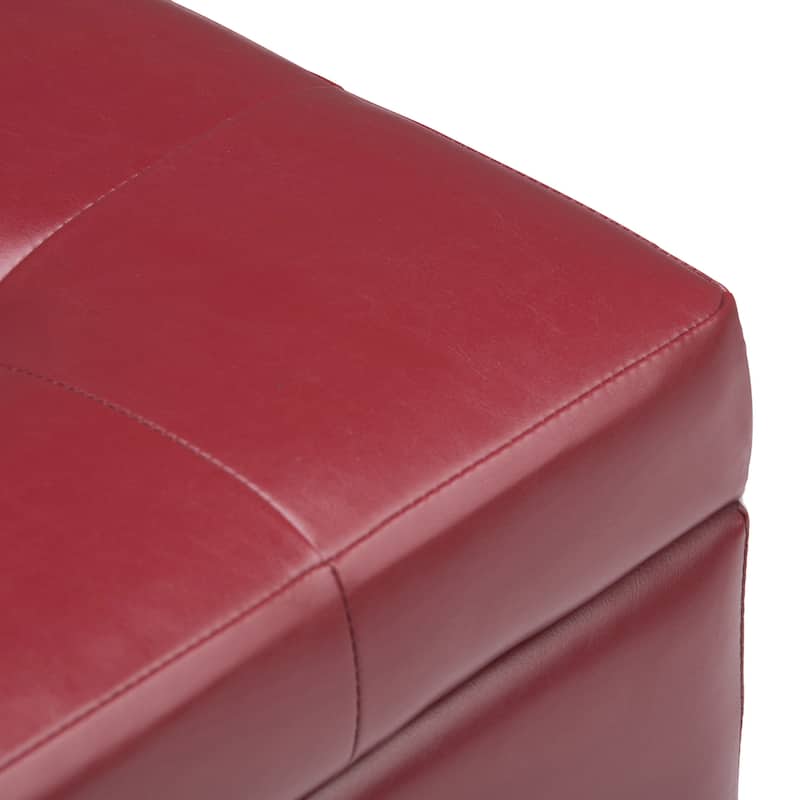 WYNDENHALL Essex 34-in. Wide Rectangular Storage Ottoman
