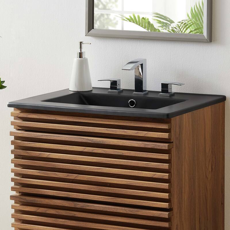 Cayman 24" Bathroom Sink - Black