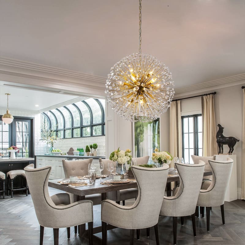 Kibly Modern Firework Crystal Chandelier Sputnik Pendant Lighting