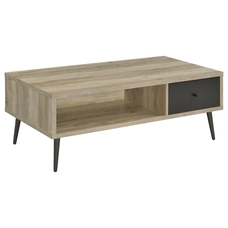Welsh 1-drawer Engineered Wood Coffee Table Distressed Pine - Distressed Pine - MDF