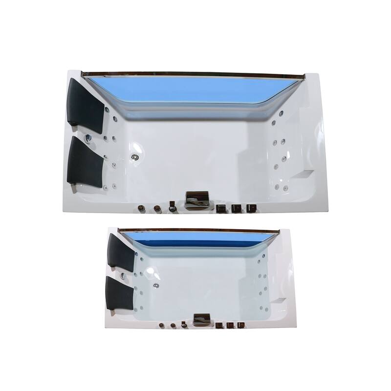 A&E Bath Penelope Jetted Tub - 71-inch