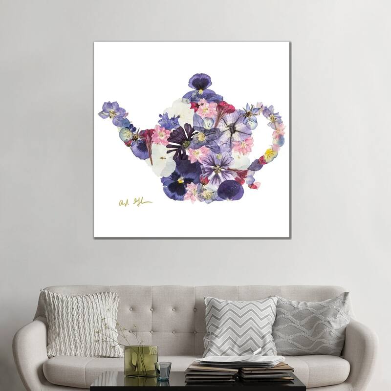 iCanvas "Teapot" by Oxeye Floral Co Canvas Print