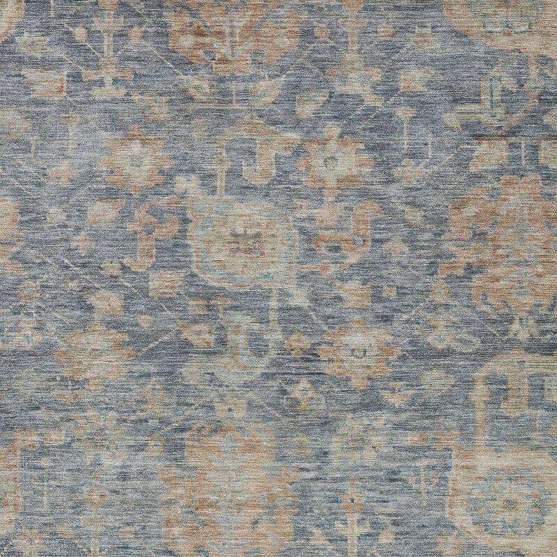 HomeRoots Damask Traditional Rectangle Outdoor Rug