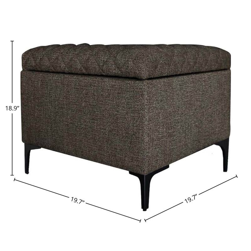 Continenta Upholstered Storage Ottoman