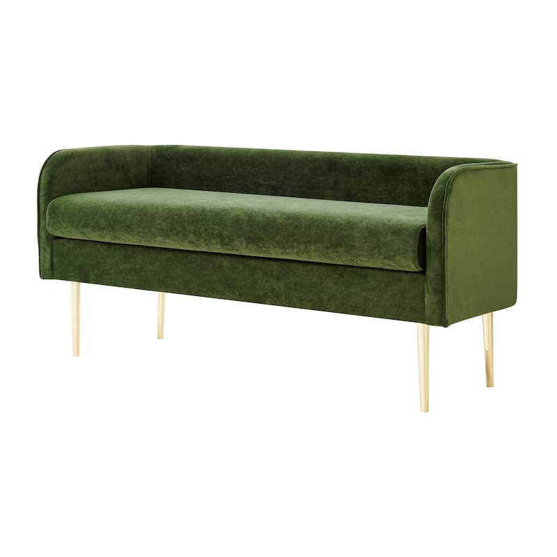 NPD Furniture Marsha Velvet Bench