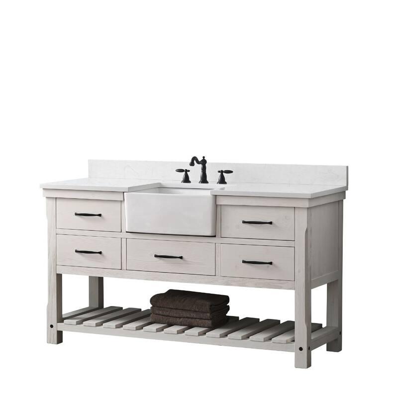 Sudio Design Bathroom Vanity Wesley Weathered Collection.