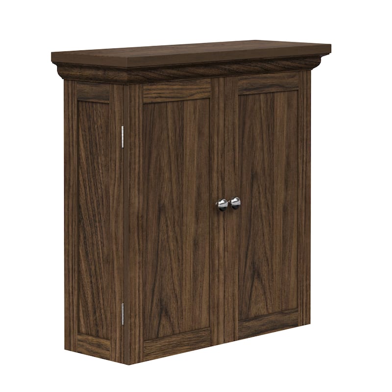 Teamson Home Stratford Classic Wall Cabinet with Adjustable Shelves