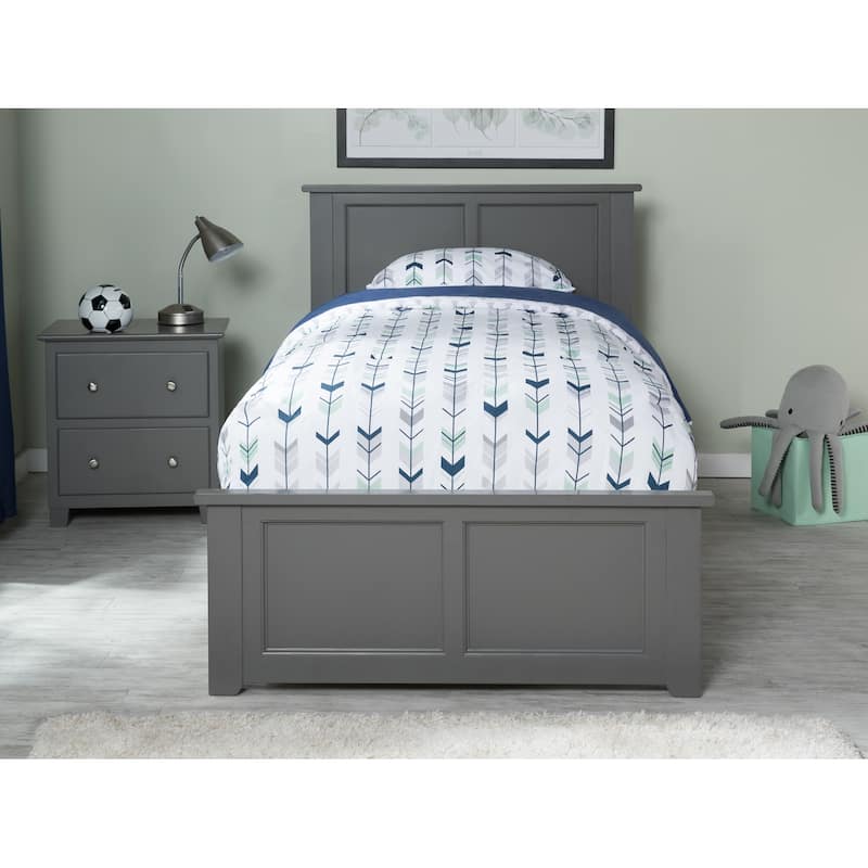 AFI Madison Platform Bed with Matching Footboard & Trundle