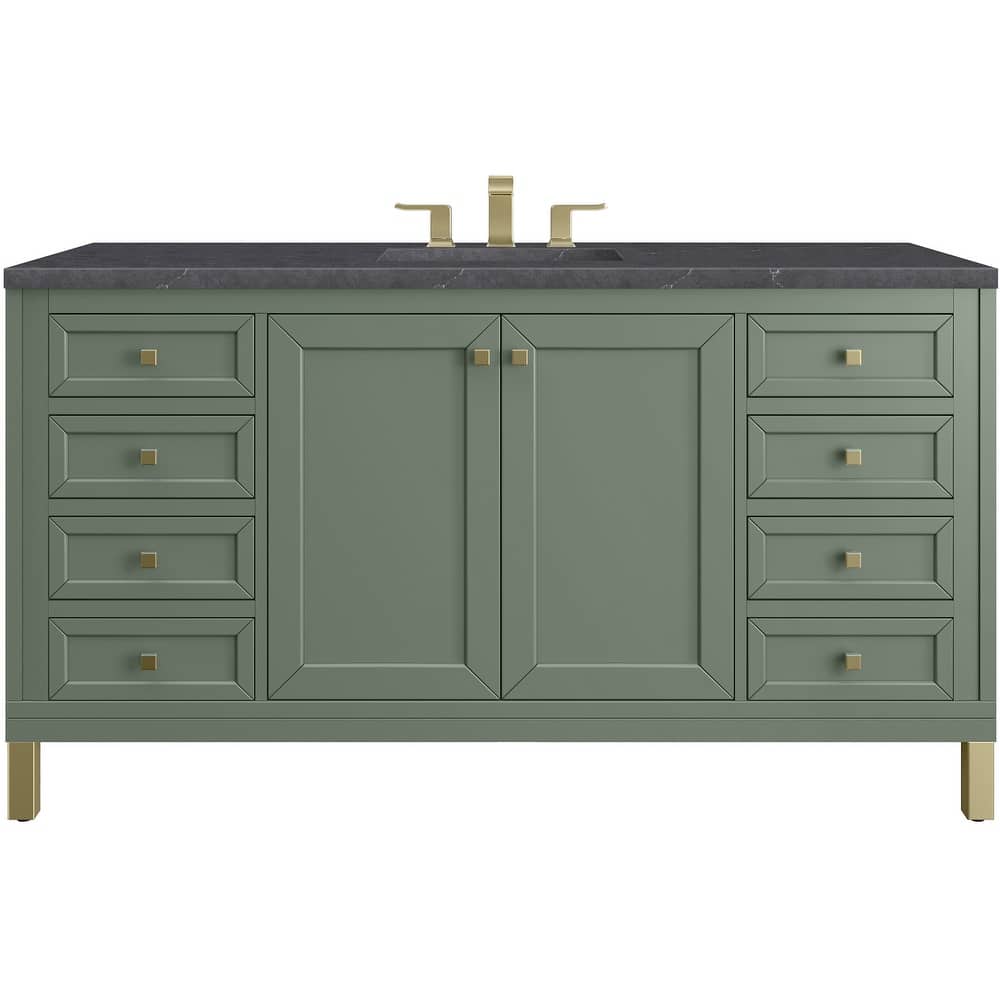 James Martin Vanities 503-V60S-3CSP Chicago 60" Free Standing Single
