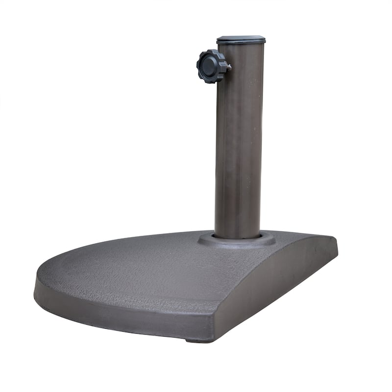 Island Umbrella 20-lb Resin Half Round Umbrella Base