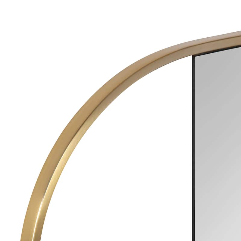 Kate and Laurel Nobles Framed Capsule Mirror - 16x48