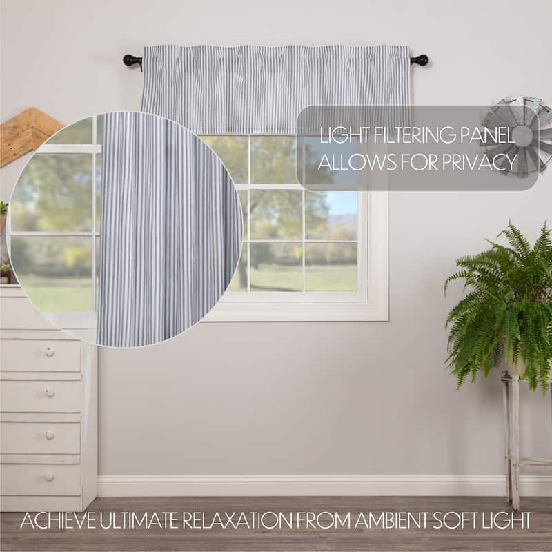 Sawyer Mill Ticking Stripe Valance
