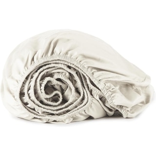 Organic Cotton Sateen 500 Thread Count Fitted Sheet